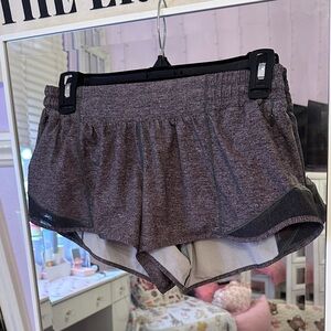 Lululemon Heathered Gray Athletic Shorts